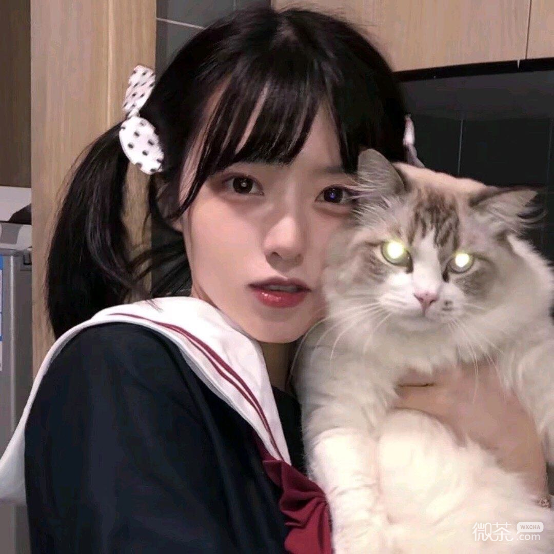 微信冷酷性感长发女头