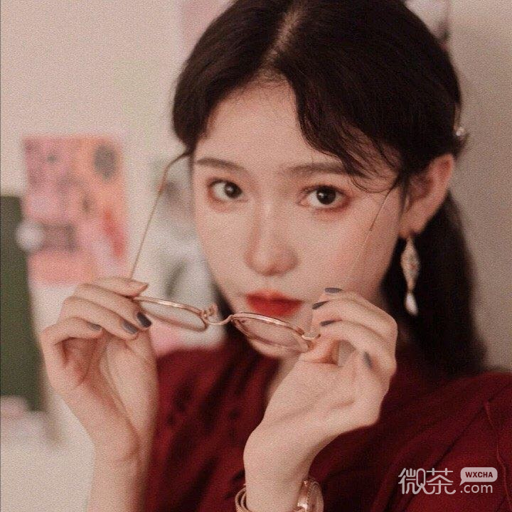 微信清新文艺古风女头
