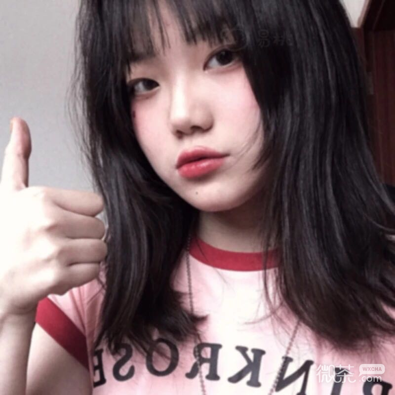 微信冷酷性感长发女头