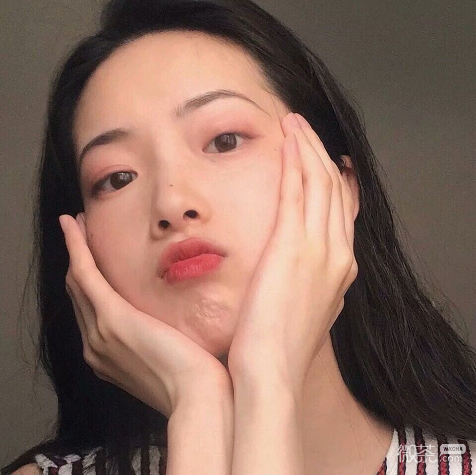微信冷酷性感长发女头