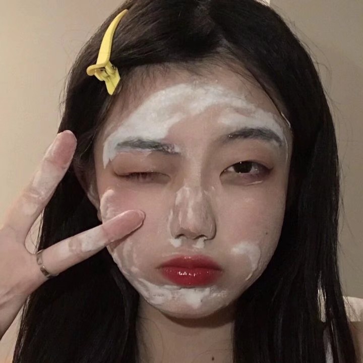 微信清新激萌可爱女头