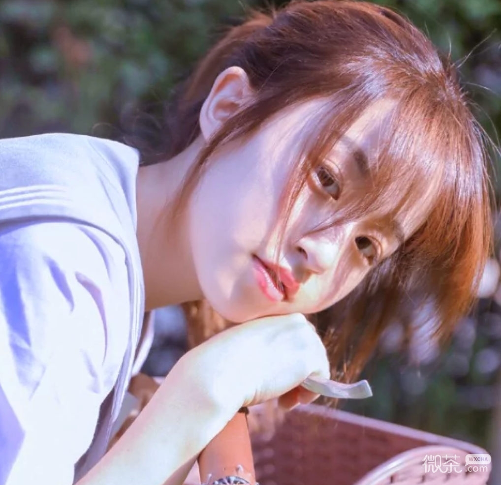 微信冷酷性感长发女头