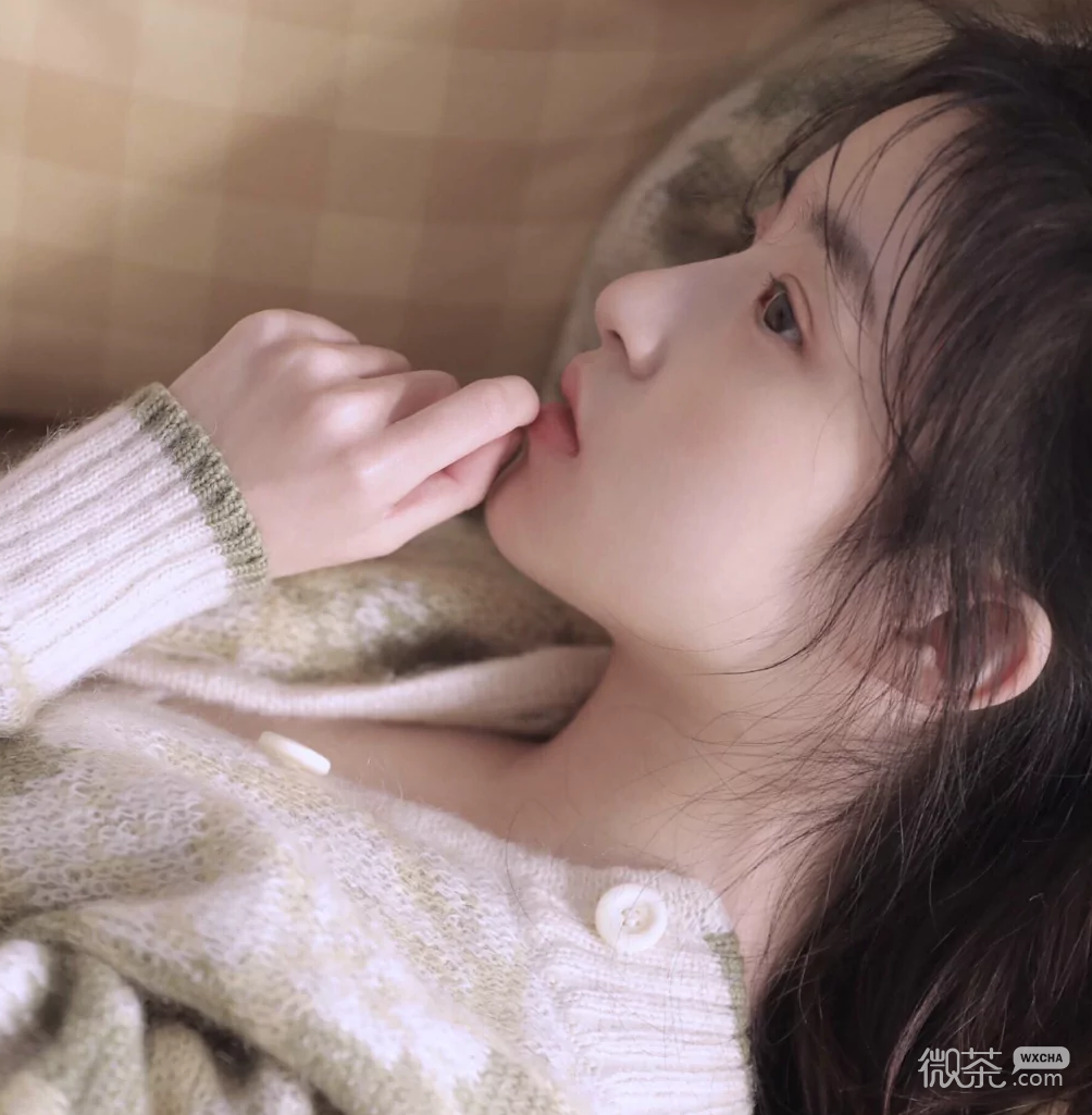 微信冷酷性感长发女头