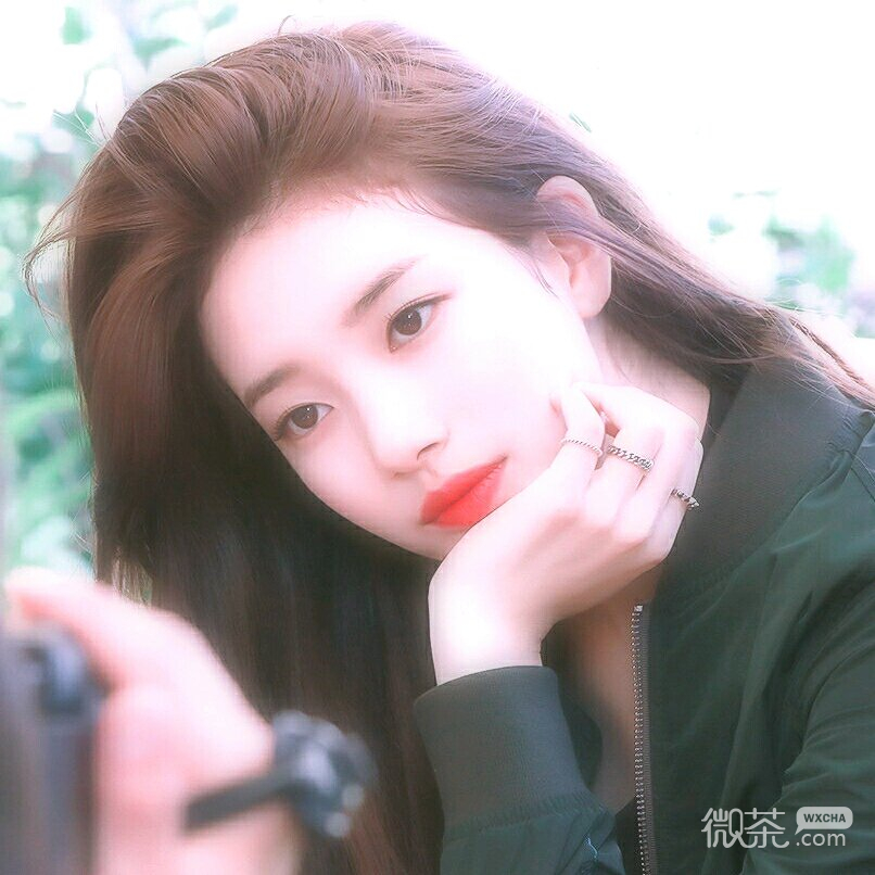 微信干练长发女头
