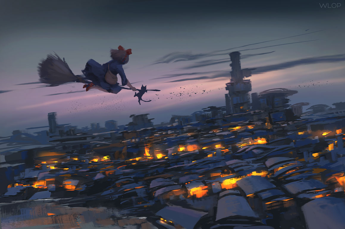 微信梦幻唯美动漫风景朋友圈配图