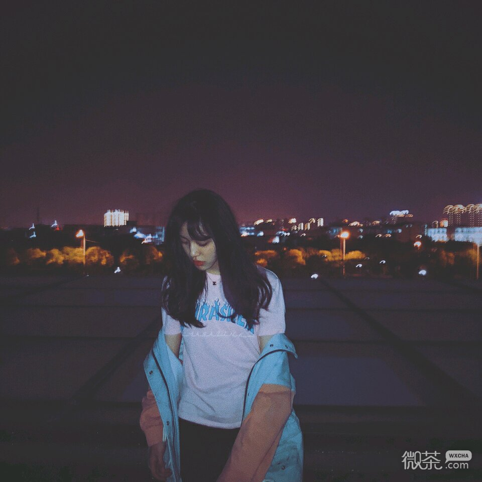微信可爱清新阳光女头