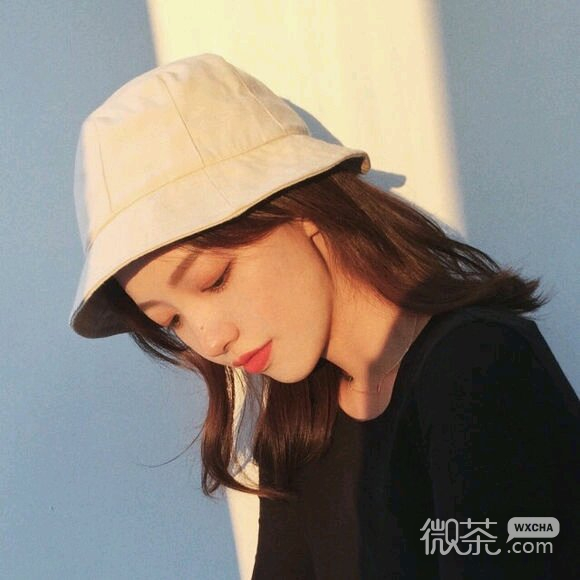 微信清新潮流性感迷人女头