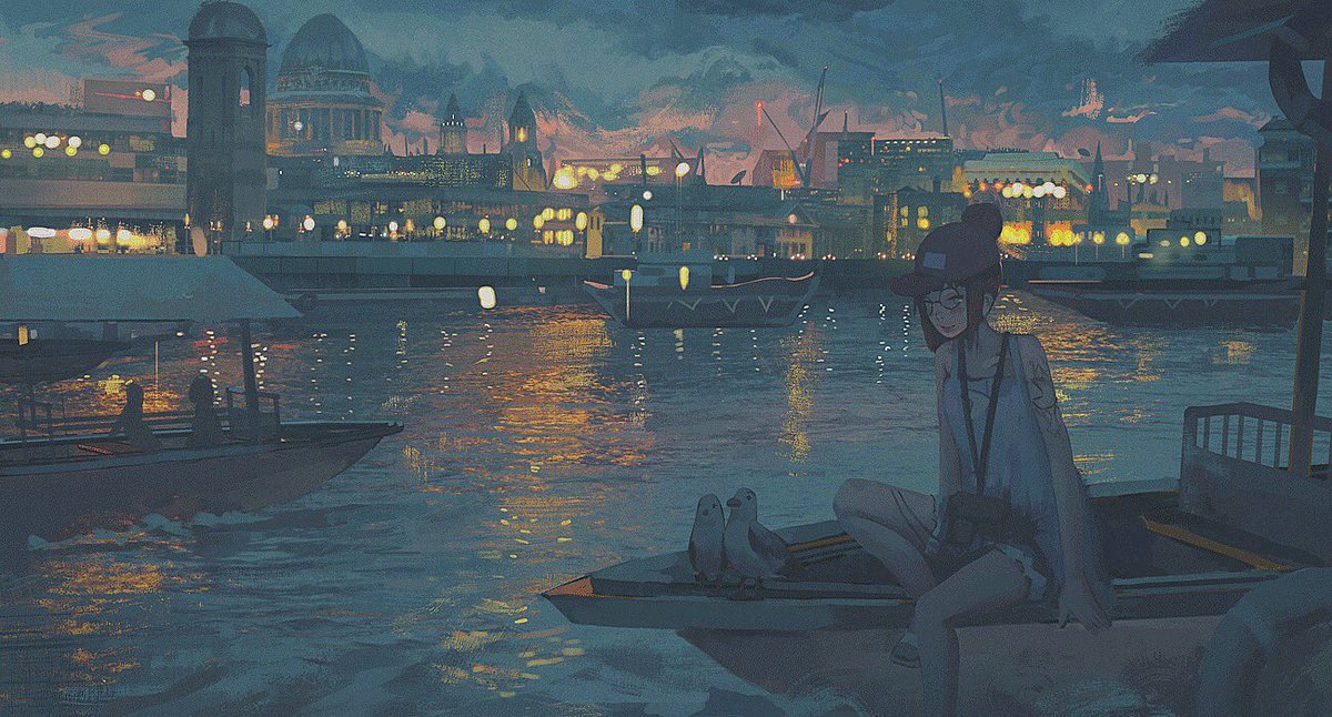 微信梦幻唯美动漫风景朋友圈配图