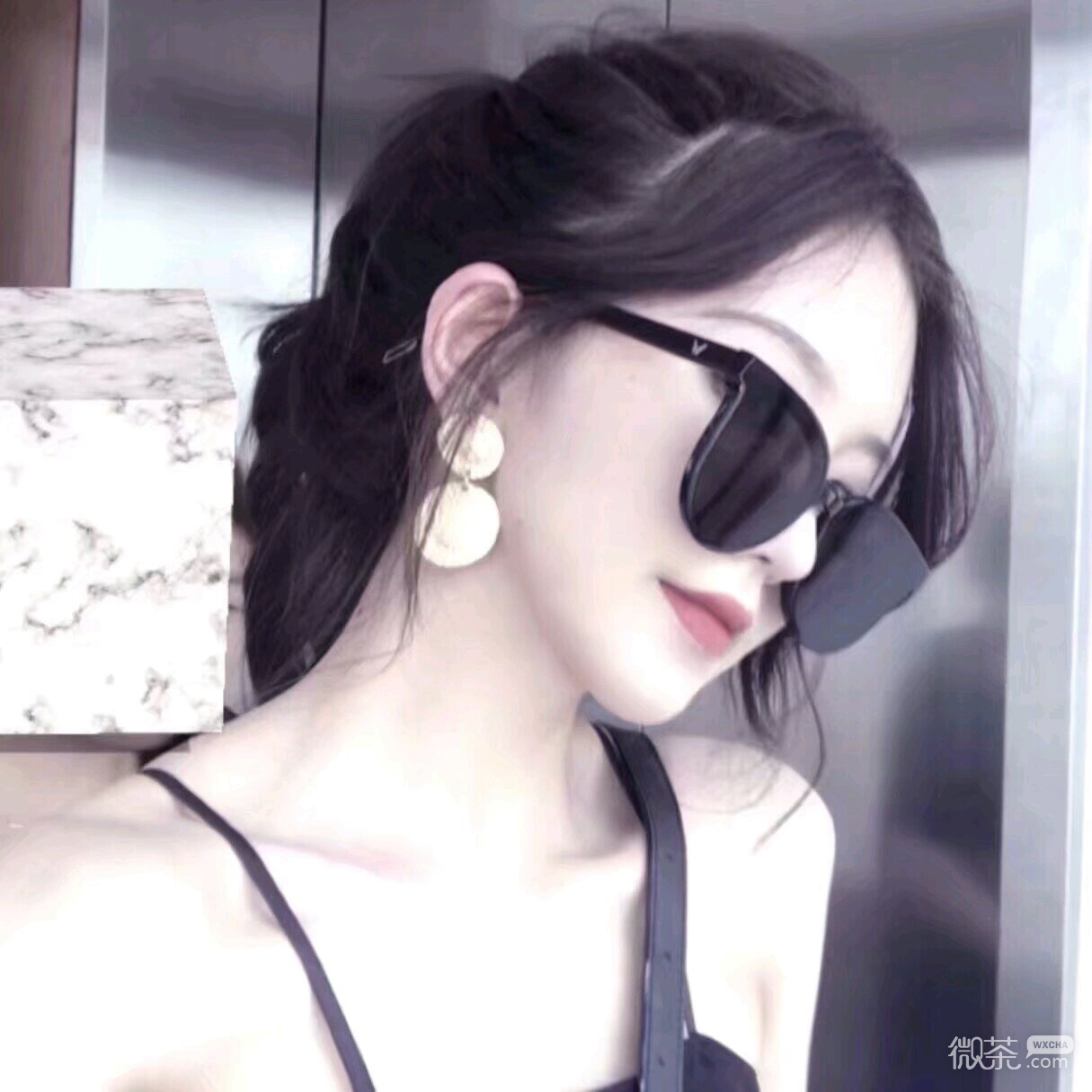 微信可爱清新阳光女头
