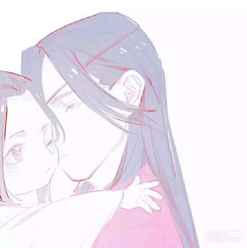 粉嫩简约动漫情头