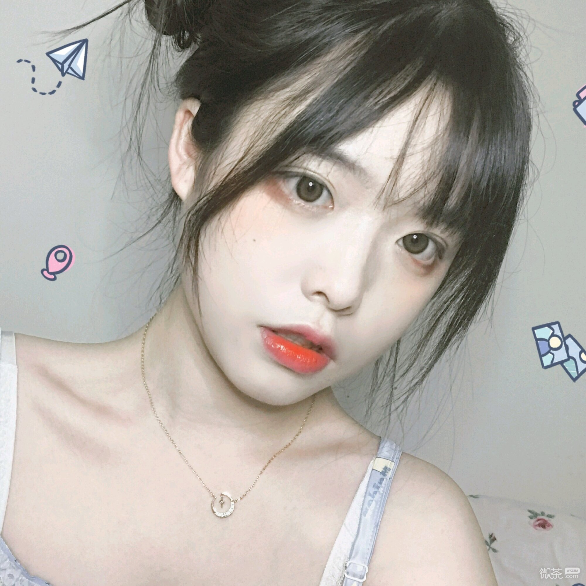 微信文艺复古个性女头
