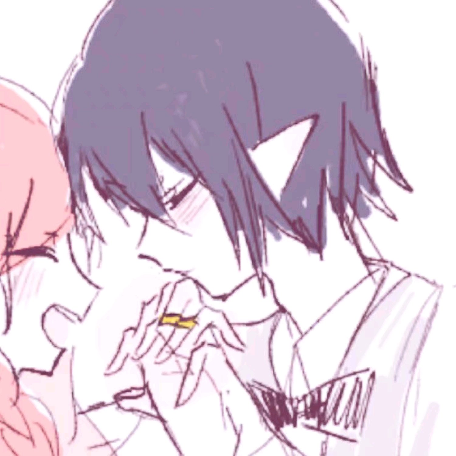 微信可爱简约动漫情头