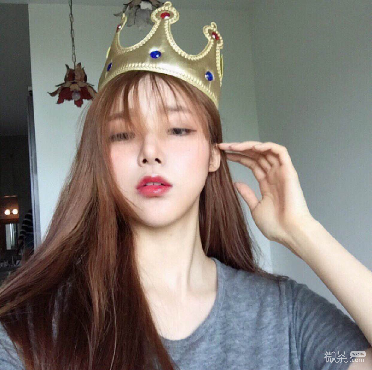 微信可爱潮流好看女头
