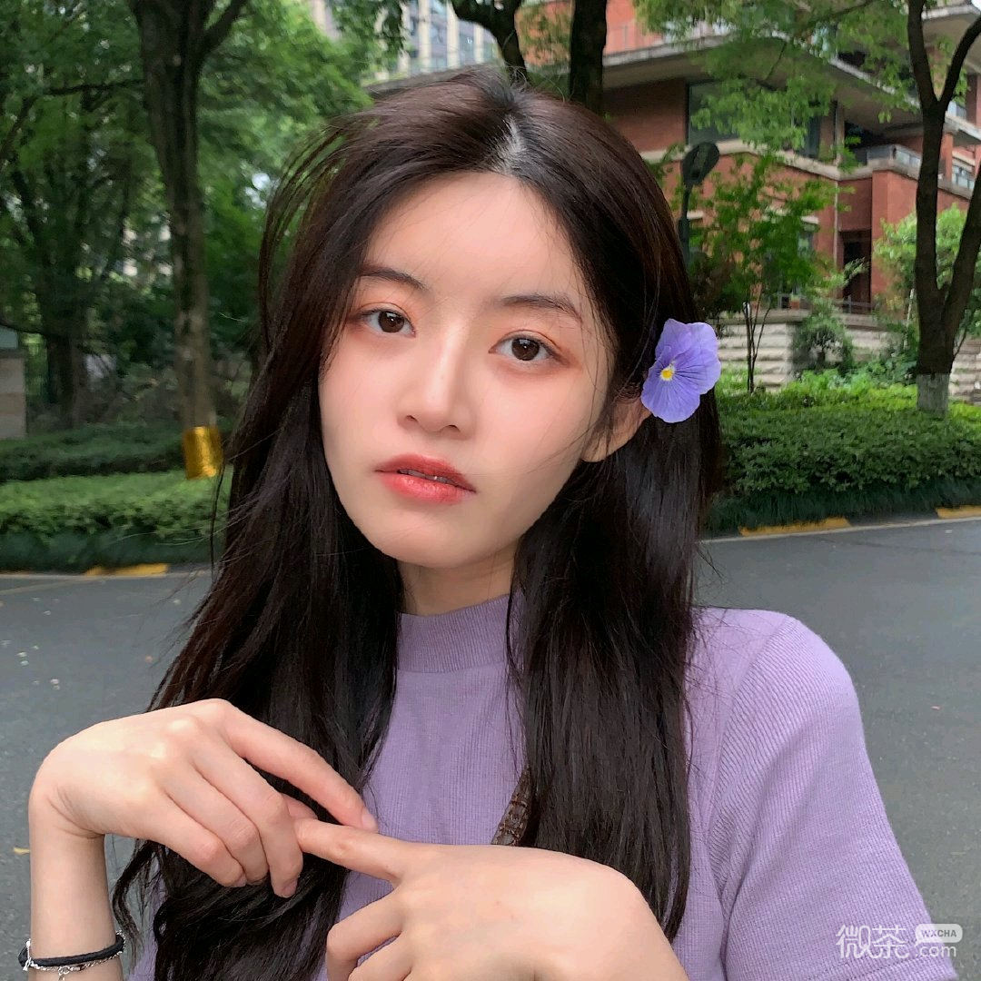 微信唯美潮流个性女头