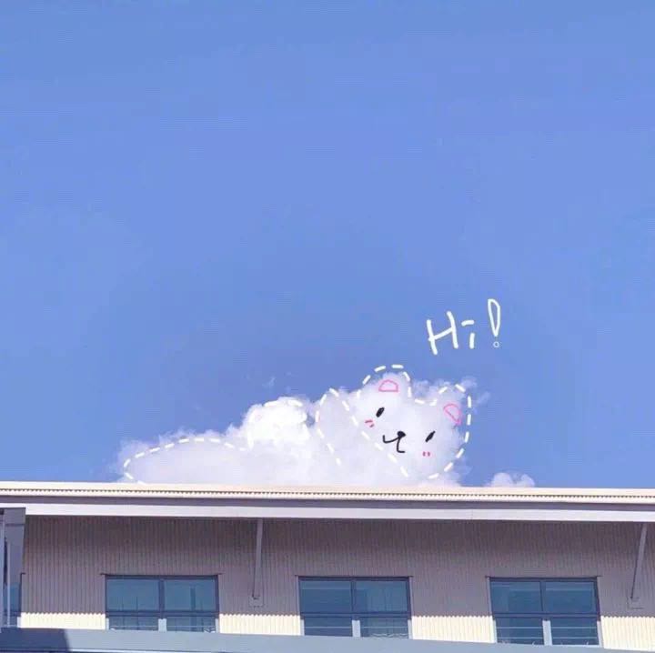 微信简约梦幻风景朋友圈配图