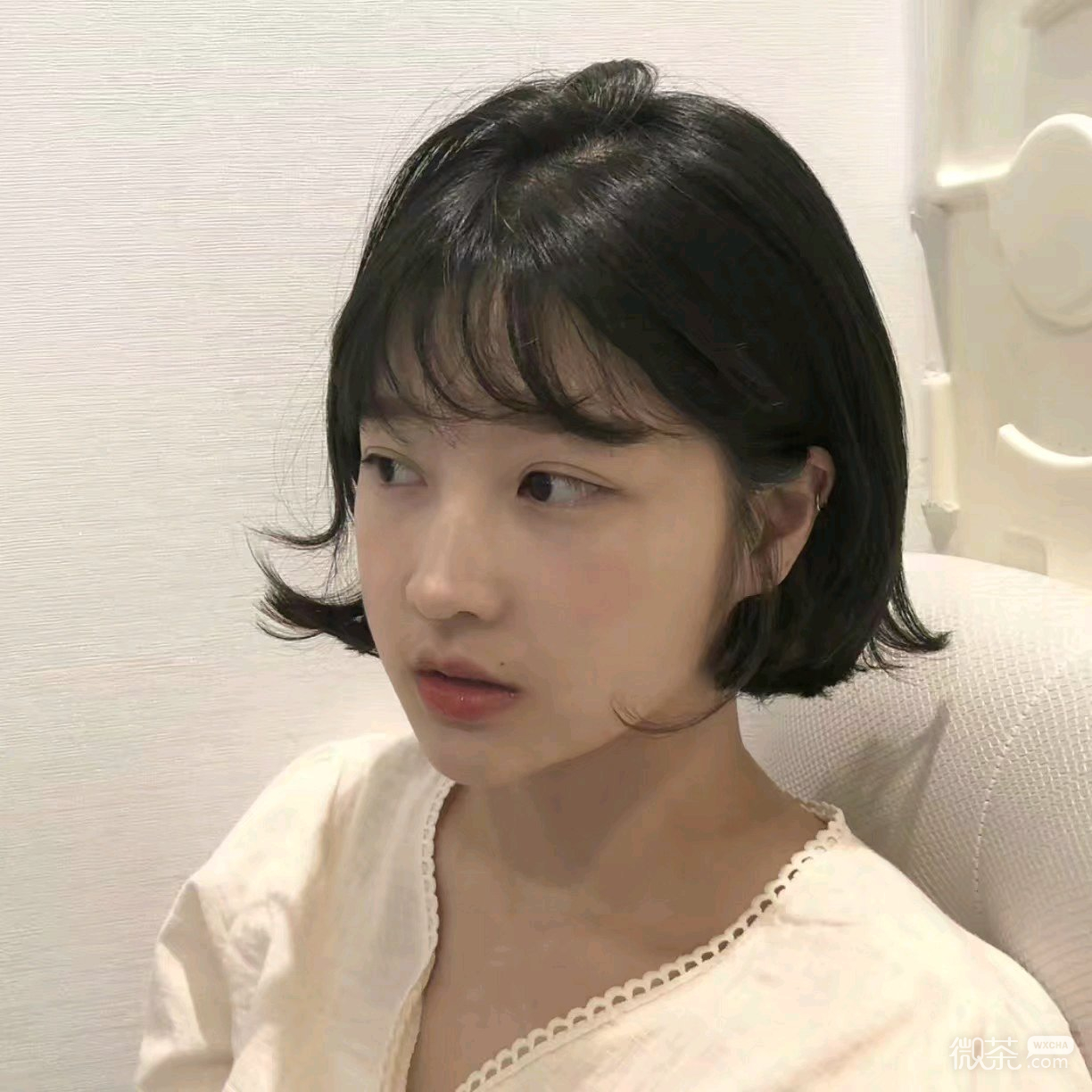 微信干练气质好看女头