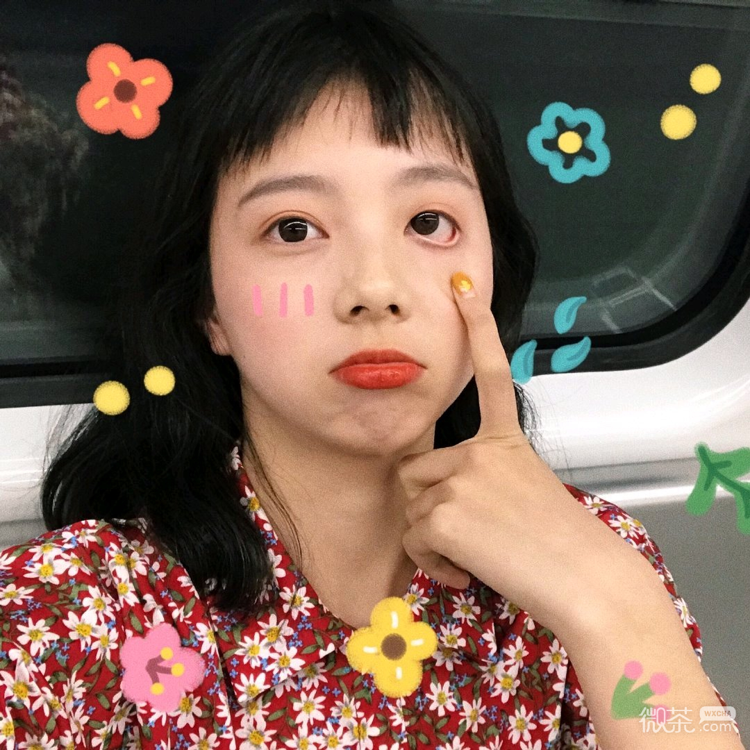 微信唯美潮流个性女头