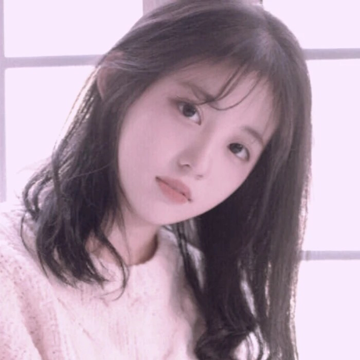 微信可爱文艺清新女头