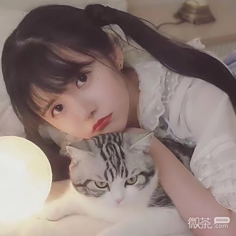 微信可爱文艺清新女头