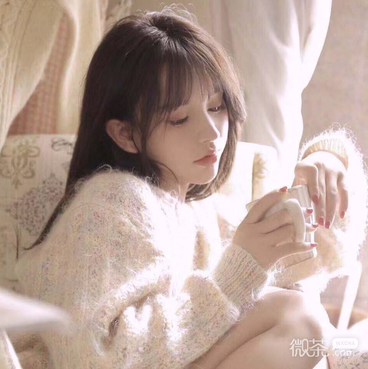 微信可爱文艺清新女头