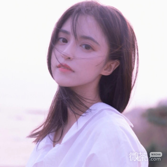 简洁佛系微信女头