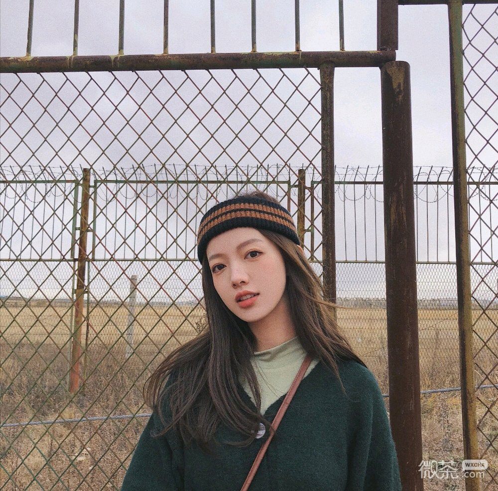 唯美清新微信女头