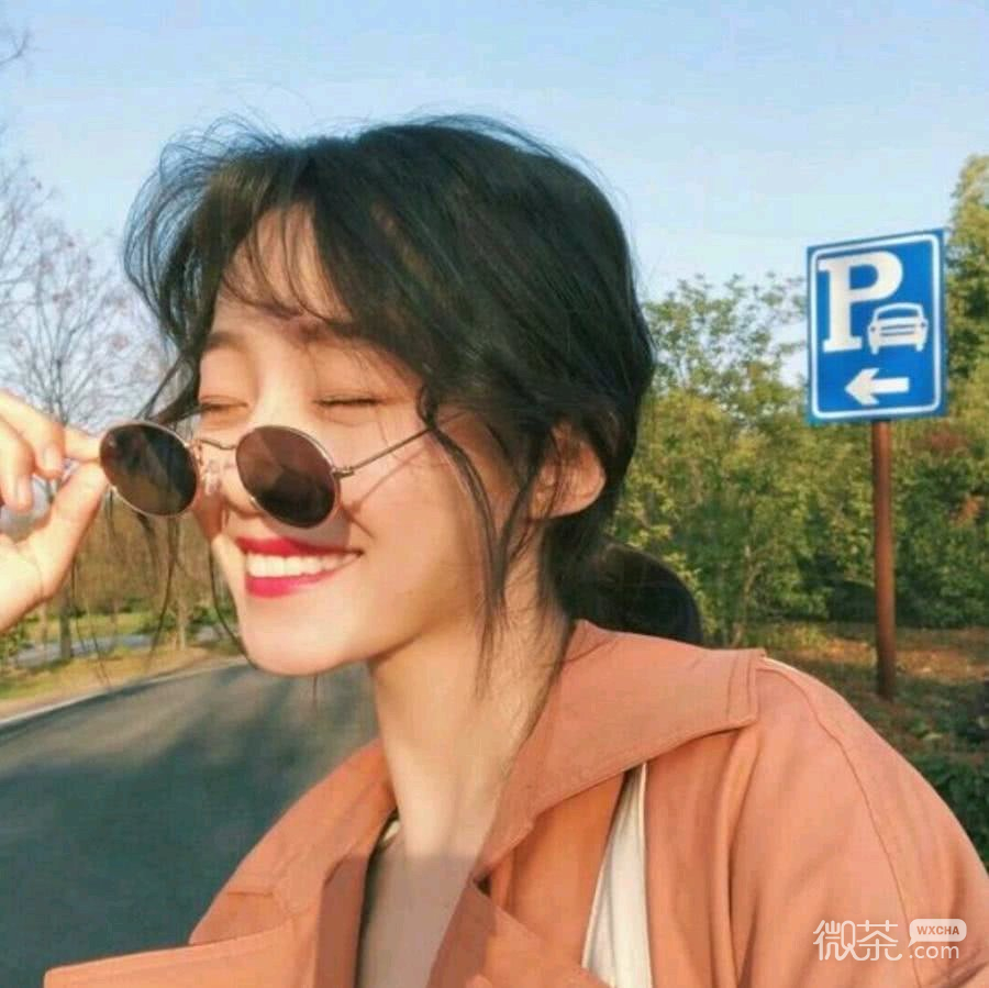 唯美清新微信女头