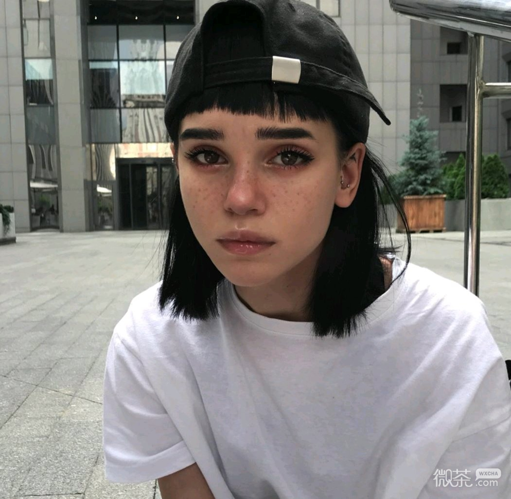 微信清新可爱欧美女头