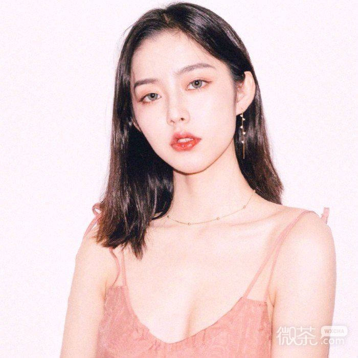 唯美清新微信女头