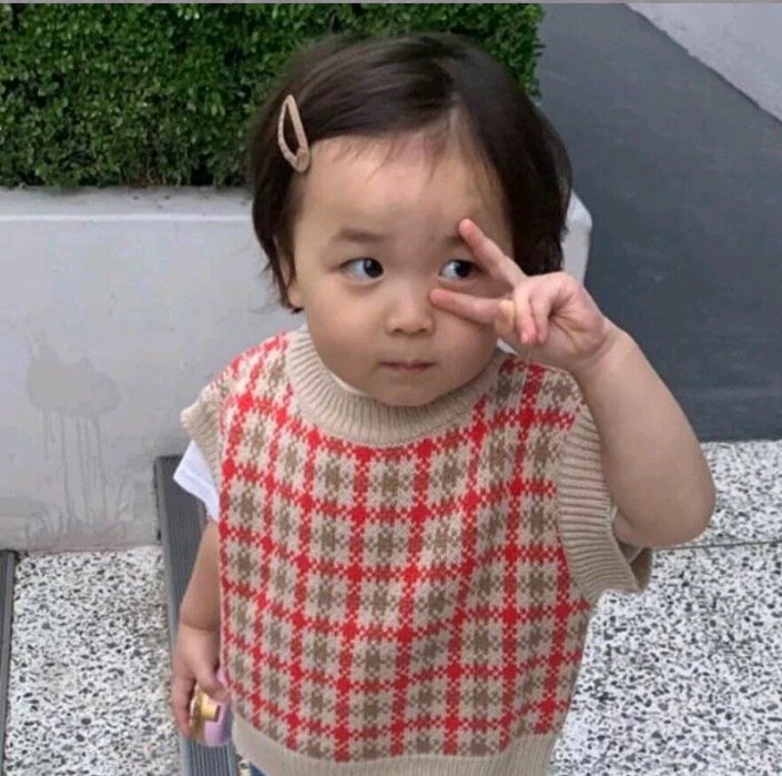 微信清新冷色调清纯女头