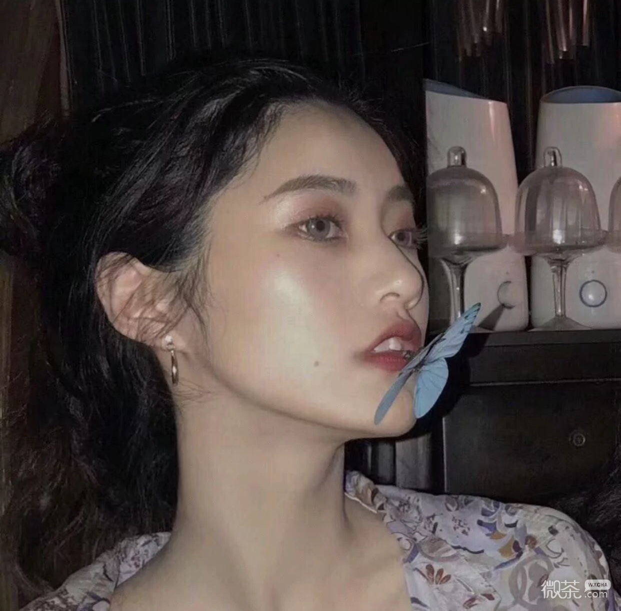 微信粉色系清新可爱女头