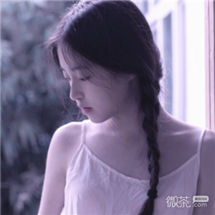简洁佛系微信女头