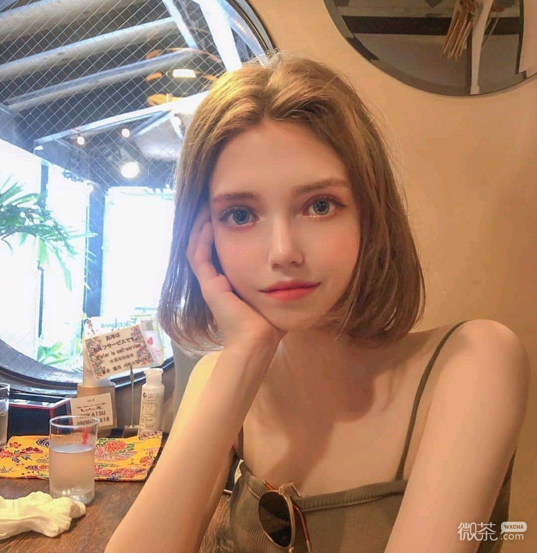微信清新可爱欧美女头