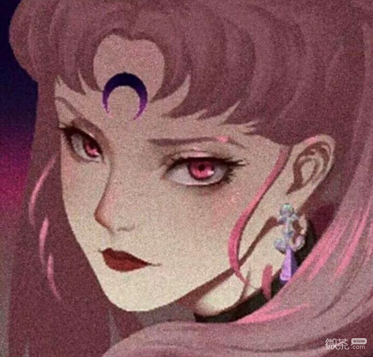 微信粉色系清新可爱女头