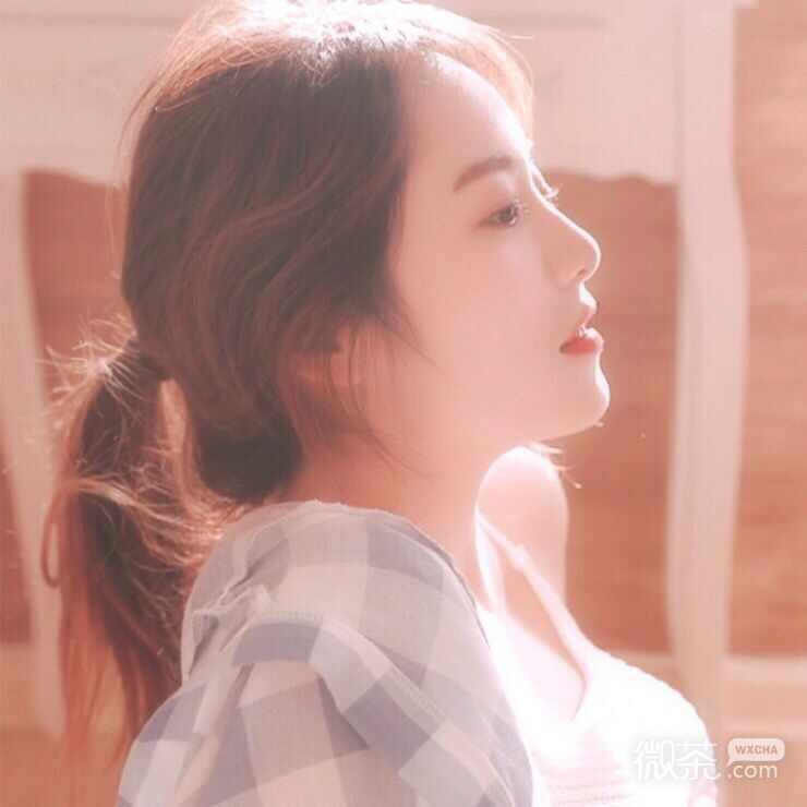 简洁佛系微信女头