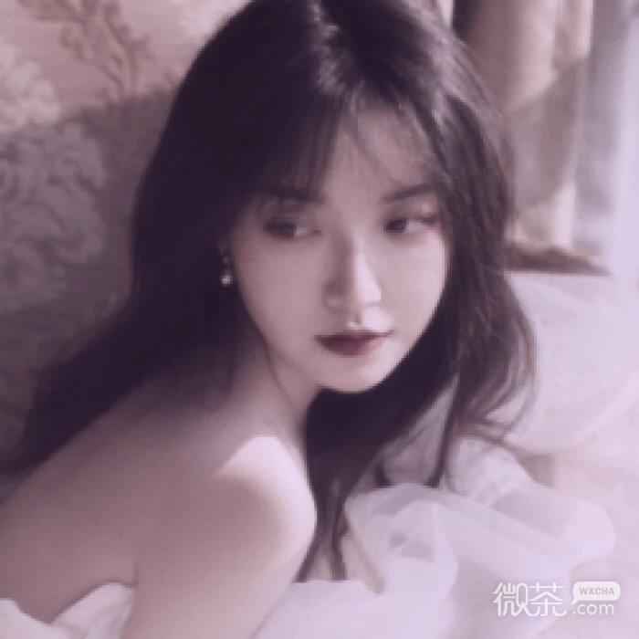 简洁佛系微信女头