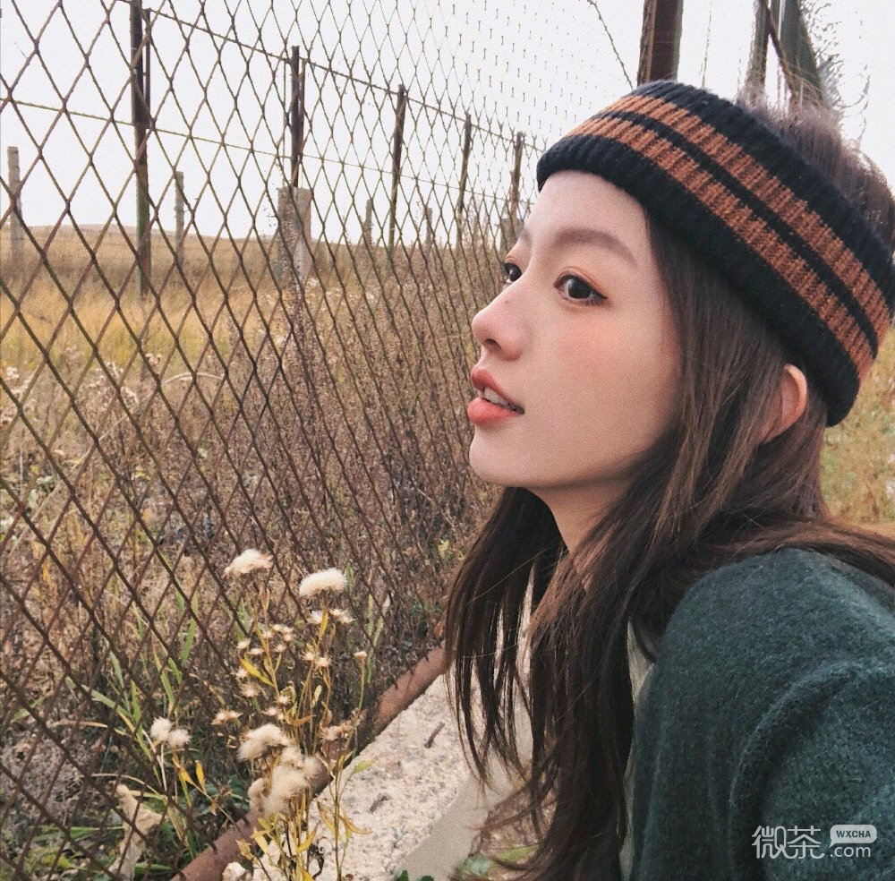 唯美清新微信女头