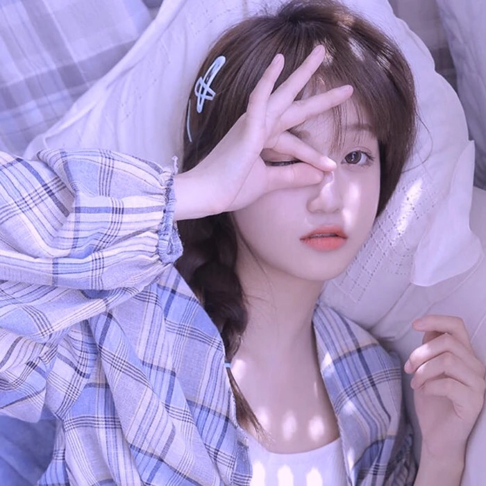 微信可爱文艺清新女头