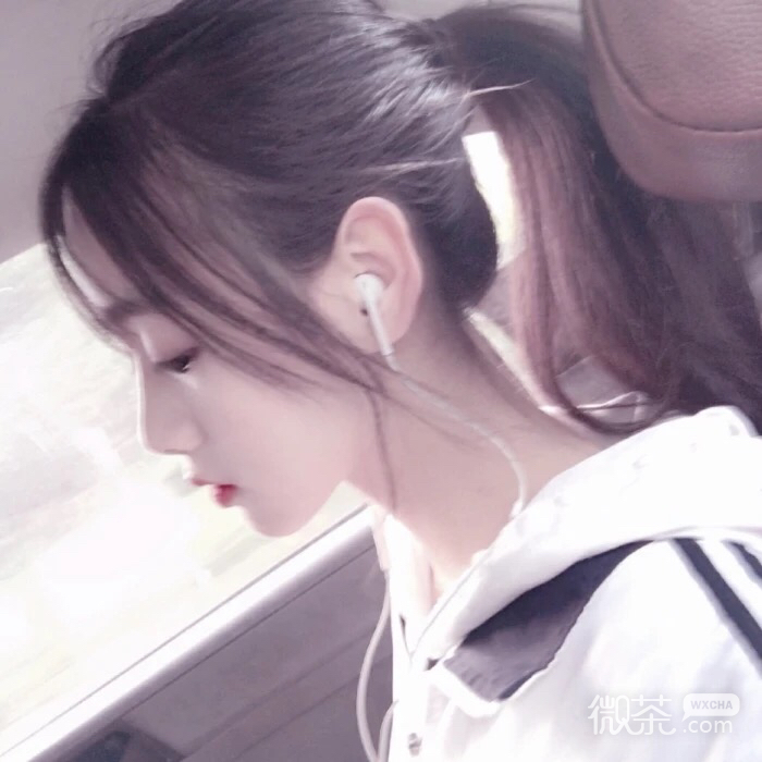 简洁佛系微信女头