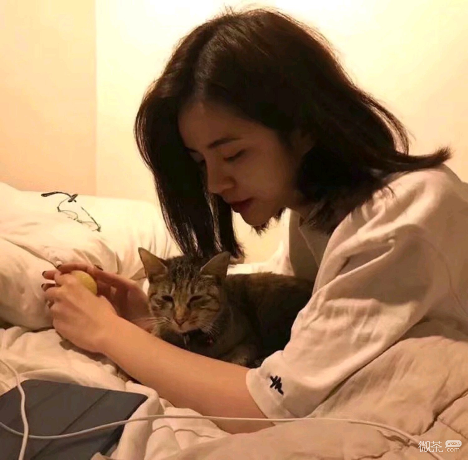 微信阳光温馨好看女头