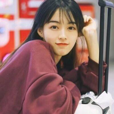 微信清新干练长发女头