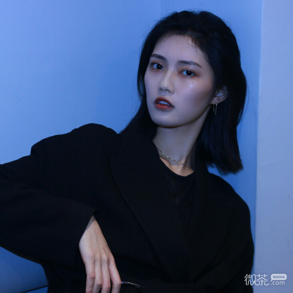微信可爱迷人清新女头