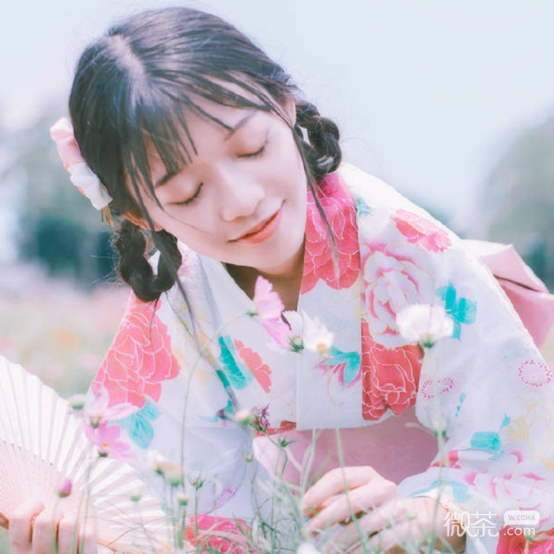 微信小清新女神范女头