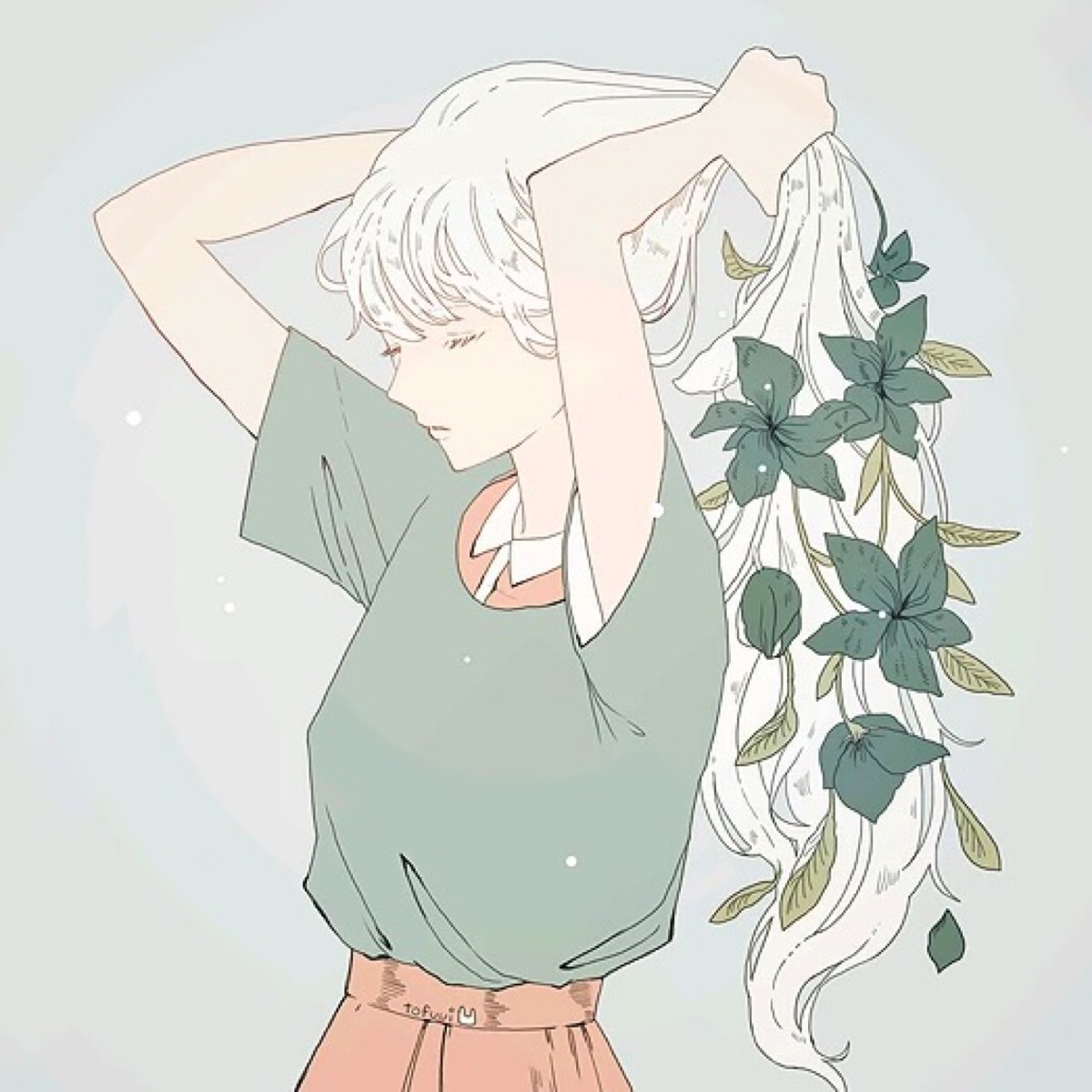 潮流清新好看微信女头