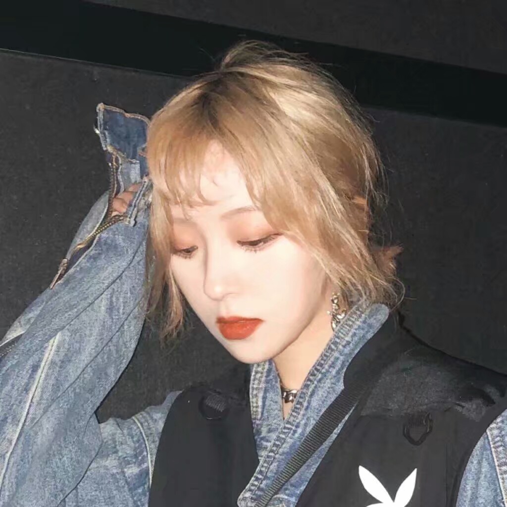 潮流清新好看微信女头