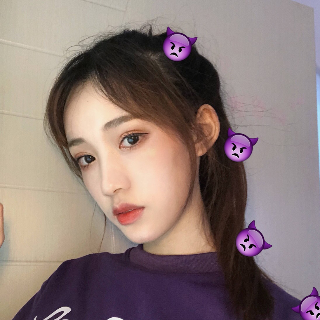 微信潮流霸气御姐长发女头