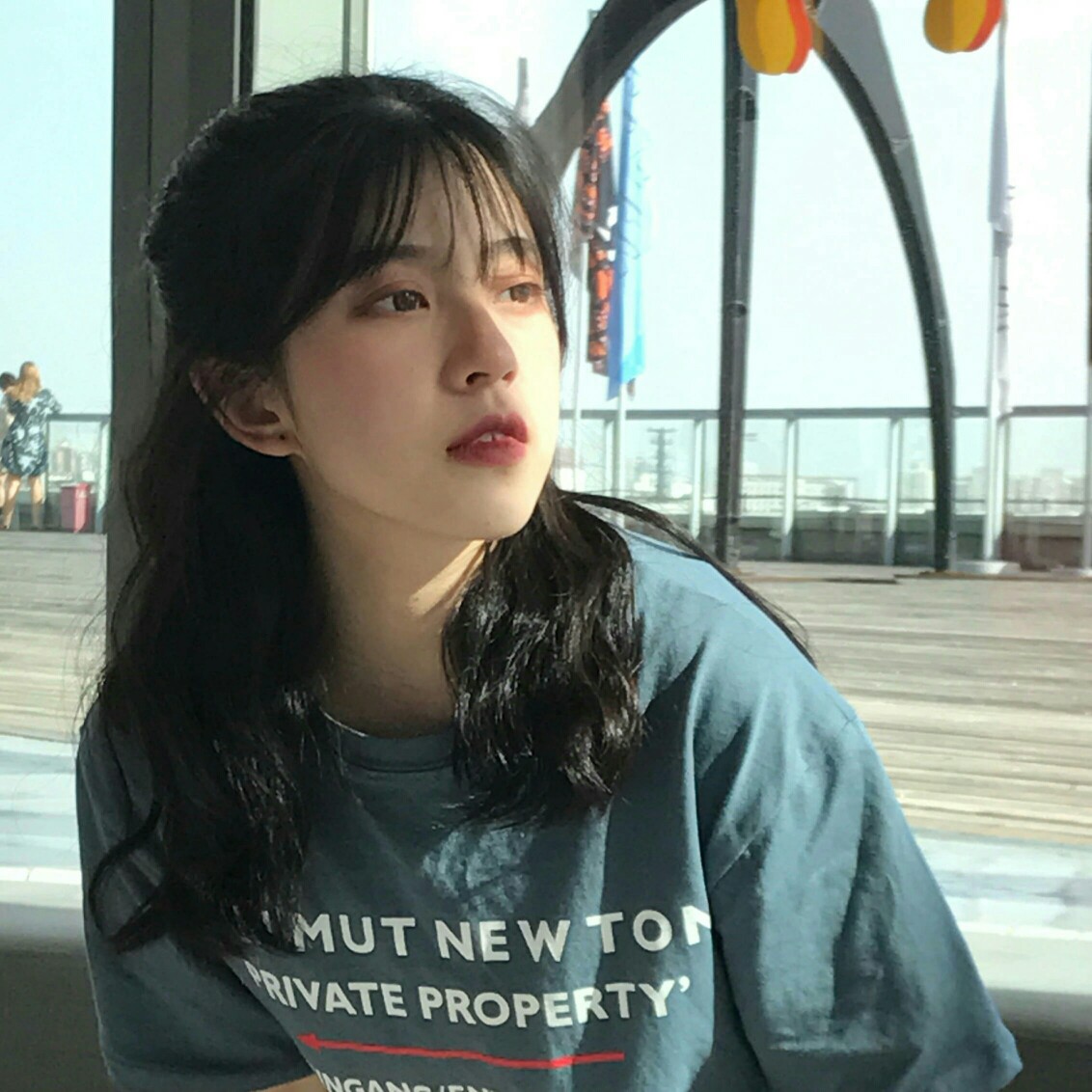 微信潮流霸气御姐长发女头