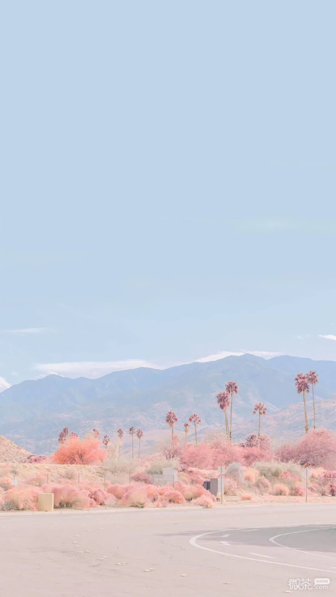 唯美天空聊天背景