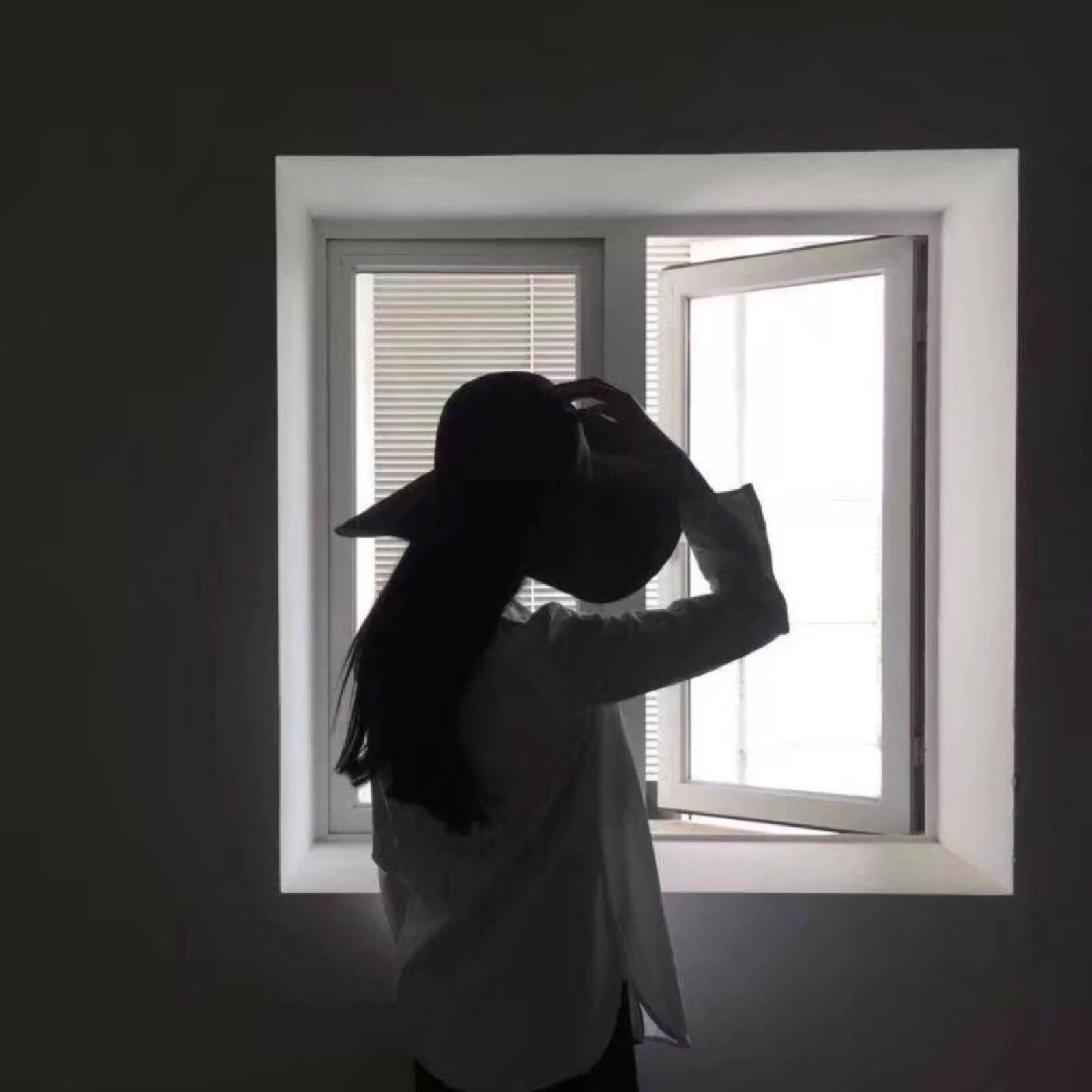 微信潮流霸气御姐长发女头