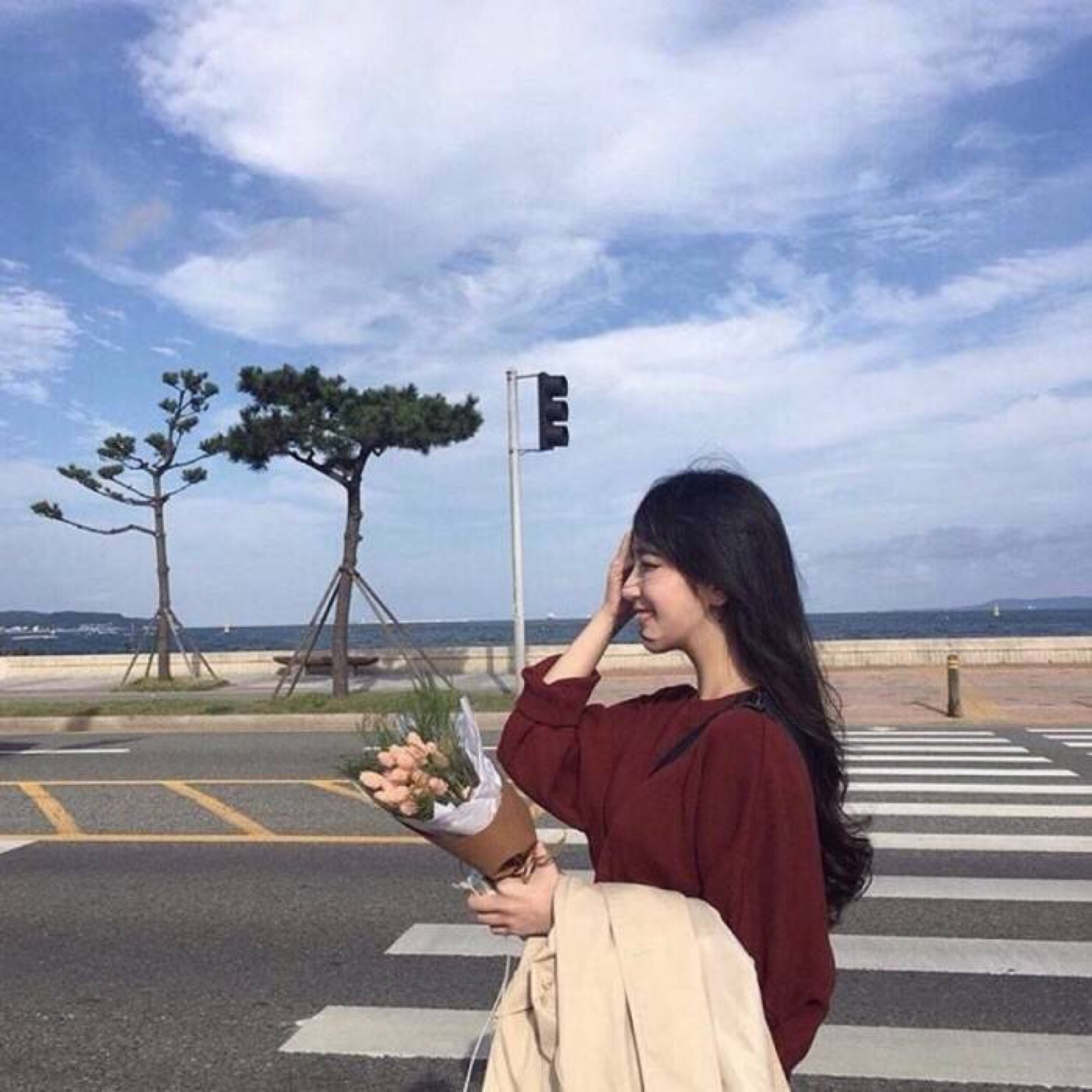 微信潮流霸气御姐长发女头